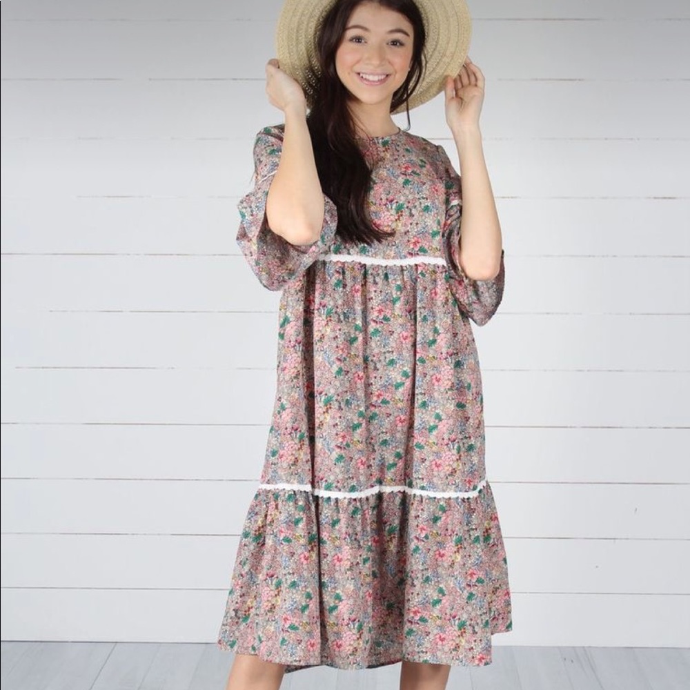 Ces Femme Roolee Piper Scoot floral babydoll dress